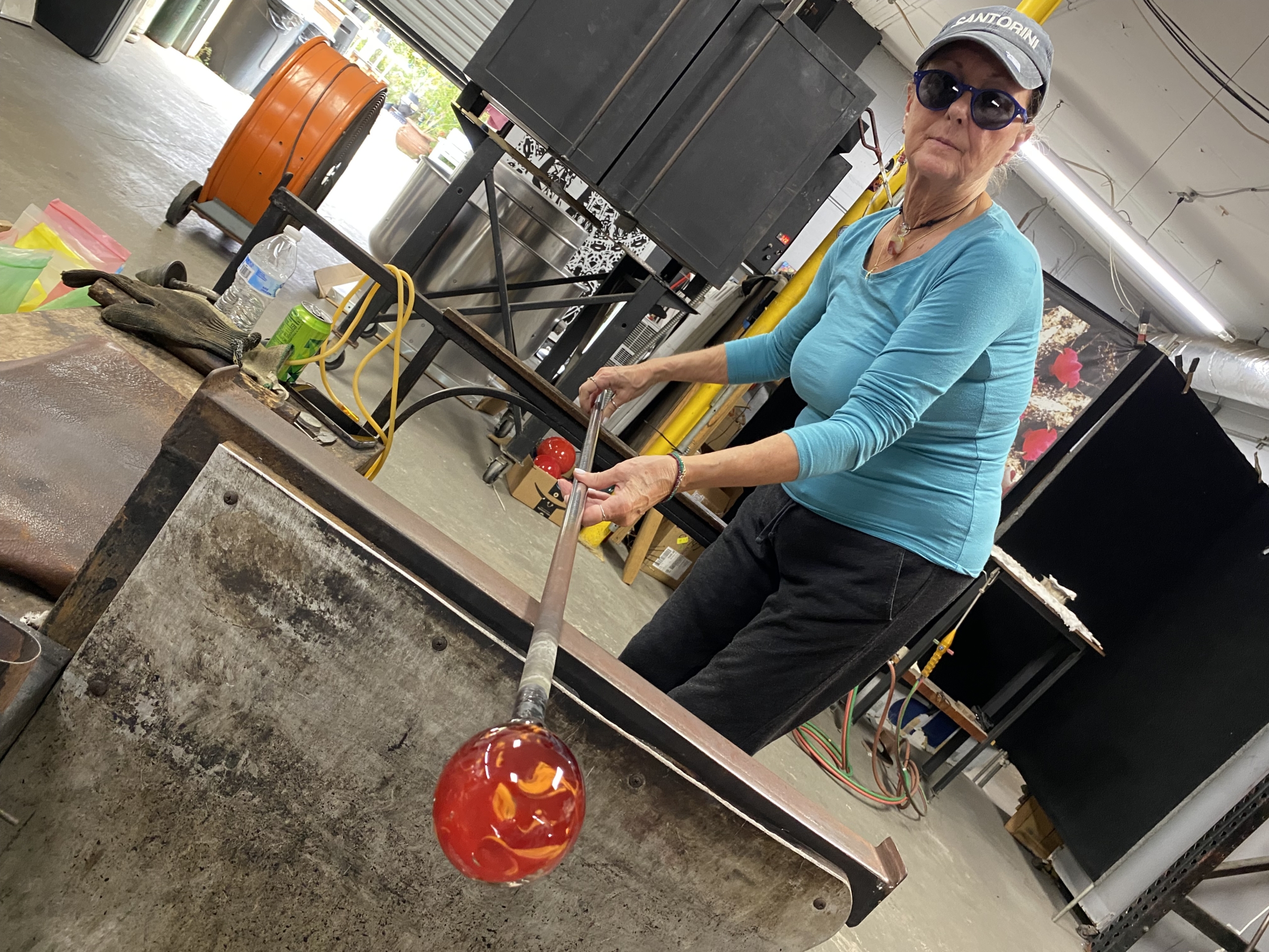 learn to blow glass